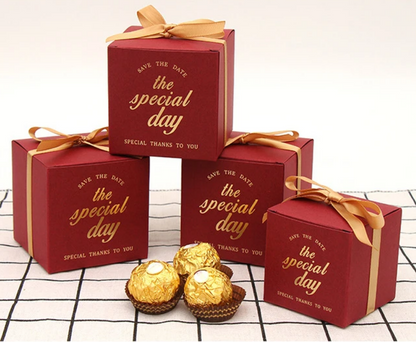 The Special Day Gift Candy Boxes With Ribbon